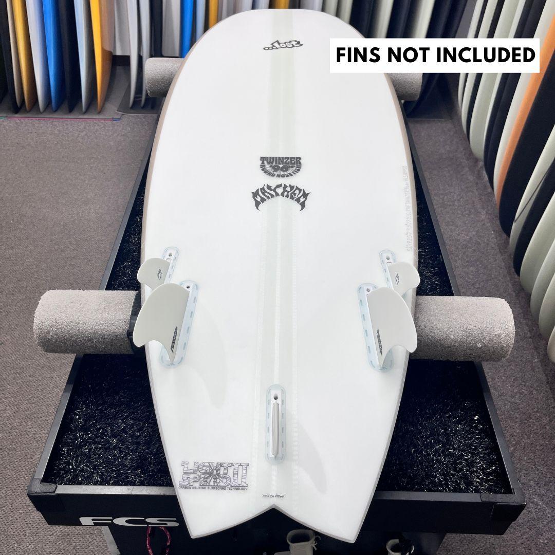 Lost RNF Twinzer 96'er Lightspeed II Futures 6'1 V38.25 - Free Canards - Must-Have for Surfers