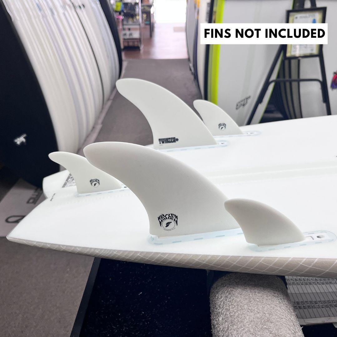 Lost RNF Twinzer 96'er Lightspeed II Futures 6'1 V38.25 - Free Canards - Must-Have for Surfers