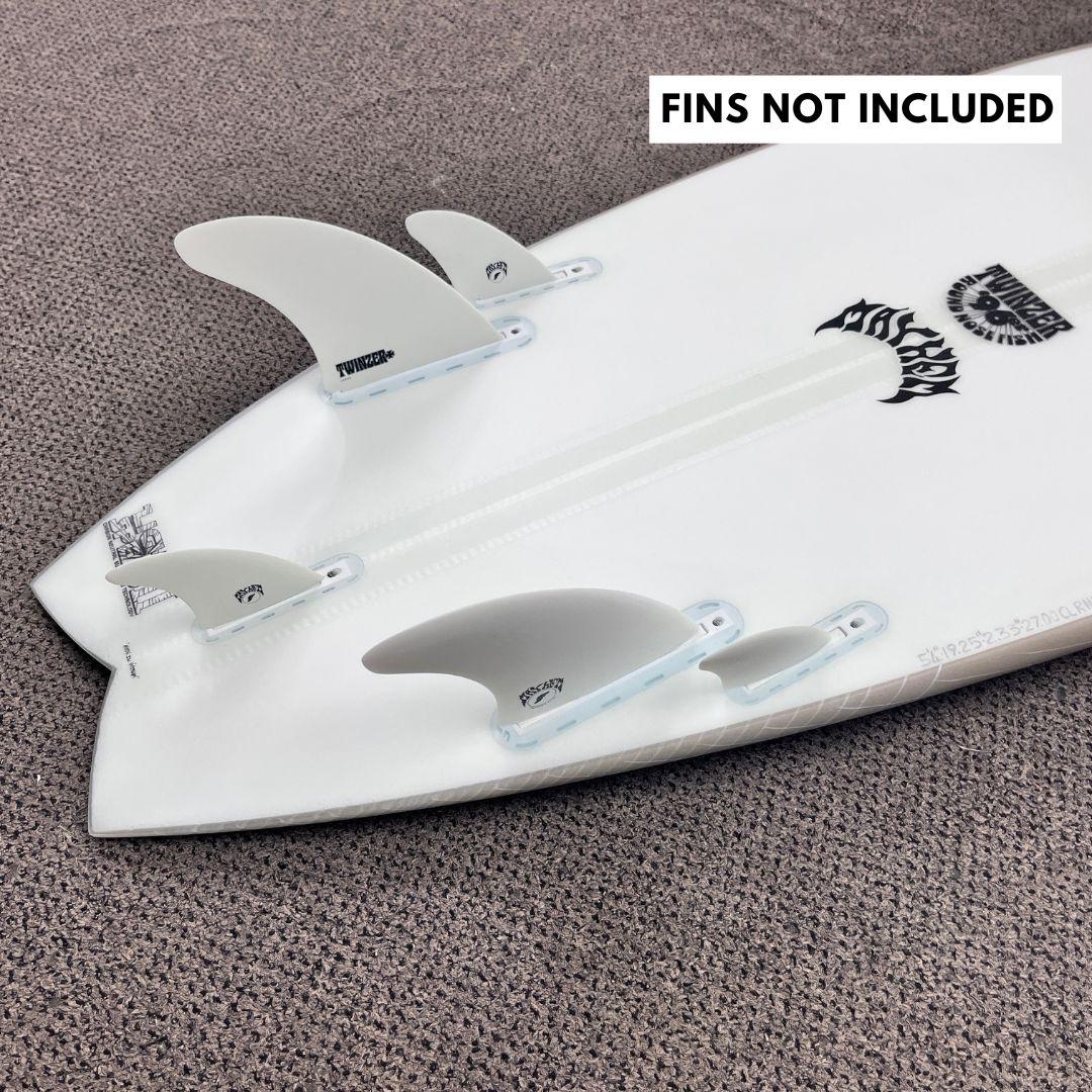 Lost RNF Twinzer 96'er Lightspeed II Futures 6'1 V38.25 - Free Canards - Must-Have for Surfers