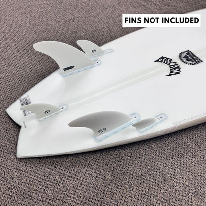 Lost RNF Twinzer 96'er Lightspeed II Futures 6'1 V38.25 - Free Canards - Must-Have for Surfers