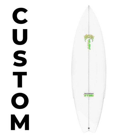 Sub Scorcher Sting custom order surfboard - Lost Surfboards at Hawaiian South Shore