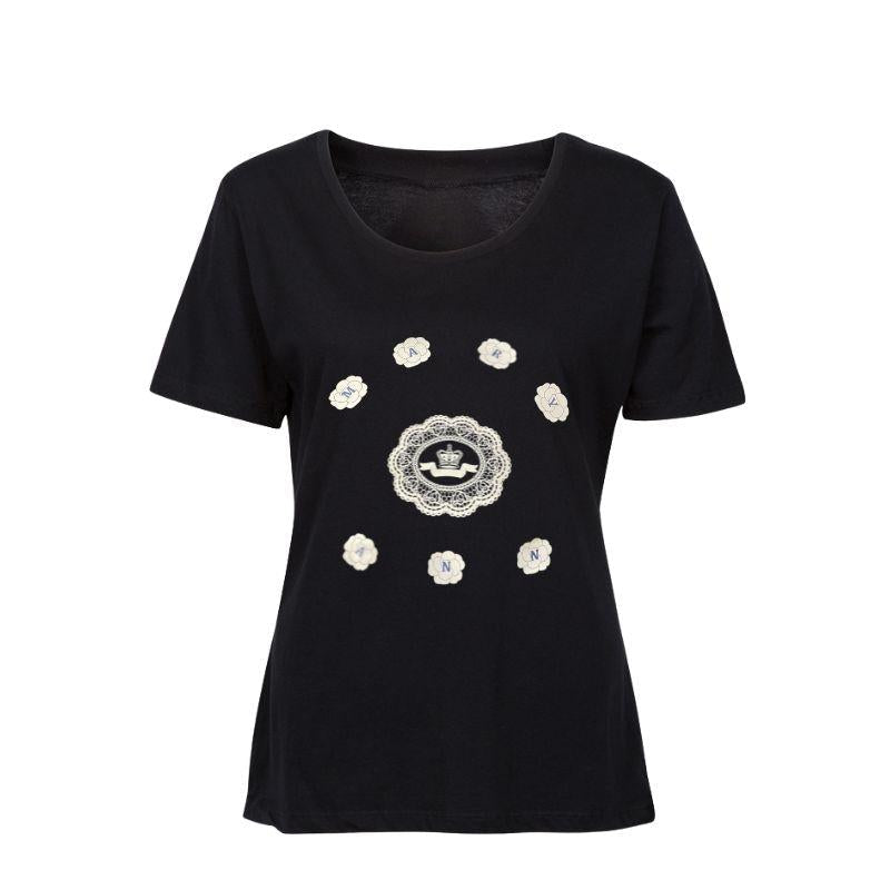MARYANN T-Shirt Women's Logo 2 Small-Large Black - Must-Have for Surfers