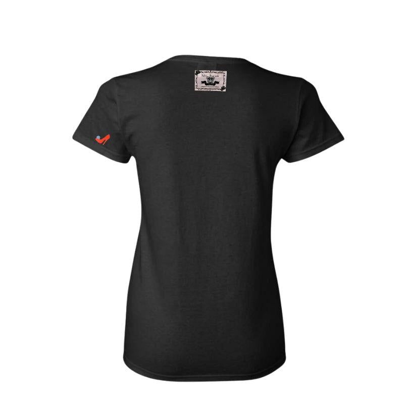 MARYANN T-Shirt Women's Small - Large Black Logo2 - Must - Have for Surfers