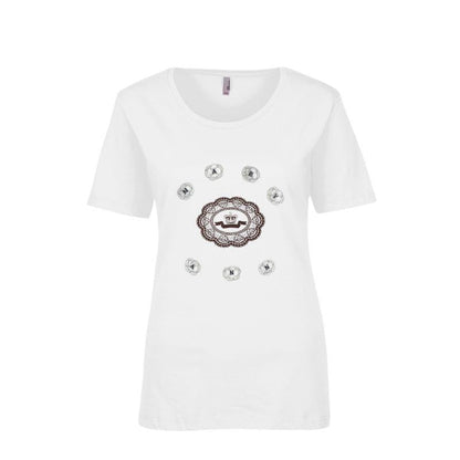 MARYANN T-Shirt Women's (Small - XLarge) White Logo2 - Must - Have for Surfers