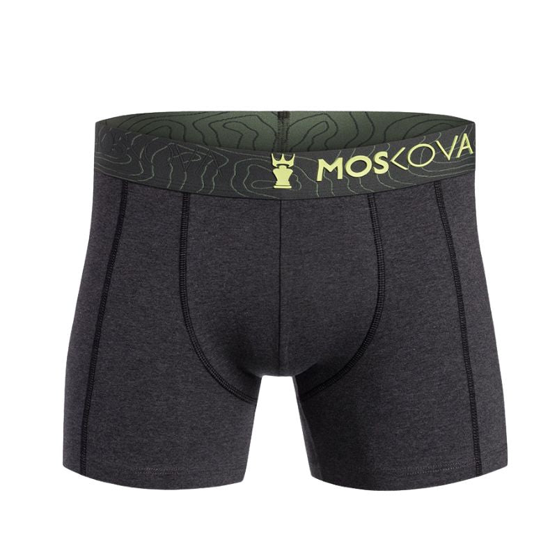 MOSKOVA Boxer M2 Cotton - Heather Charcoal - Must - Have for Surfers
