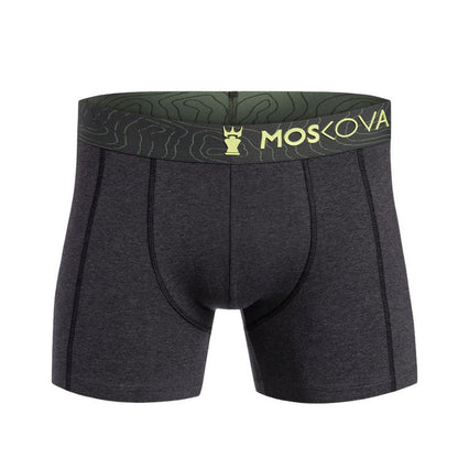 MOSKOVA Boxer M2 Cotton - Heather Charcoal - Must - Have for Surfers