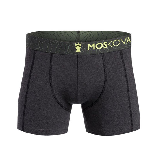 MOSKOVA Boxer M2 Cotton - Heather Charcoal - Must - Have for Surfers