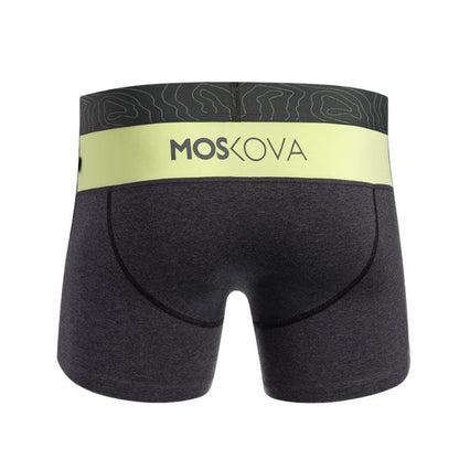 MOSKOVA Boxer M2 Cotton - Heather Charcoal - Must - Have for Surfers