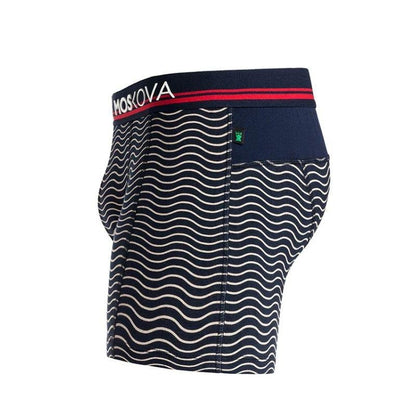 MOSKOVA Boxer M2 Cotton - Navy Stripe - Must-Have for Surfers