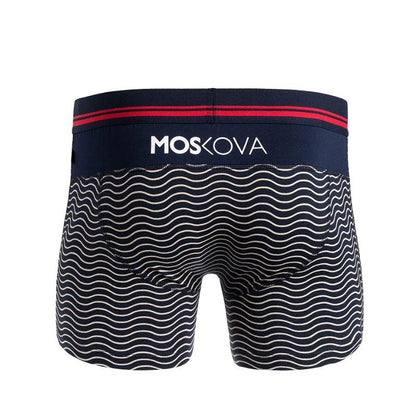MOSKOVA Boxer M2 Cotton - Navy Stripe - Must-Have for Surfers