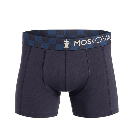 MOSKOVA Boxer M2 Cotton (Small - XLarge) Deep Checkers - Must - Have for Surfers