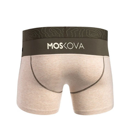 MOSKOVA BOXER M2 Cotton (Small - XXLarge) Heather Sand - Must - Have for Surfers
