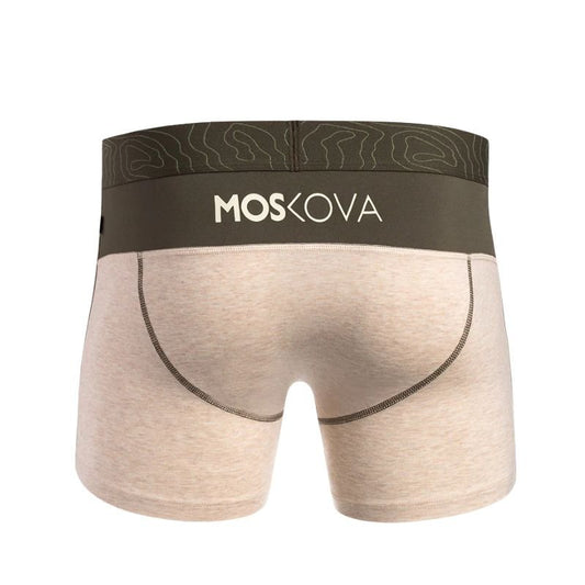 MOSKOVA BOXER M2 Cotton (Small - XXLarge) Heather Sand - Must - Have for Surfers