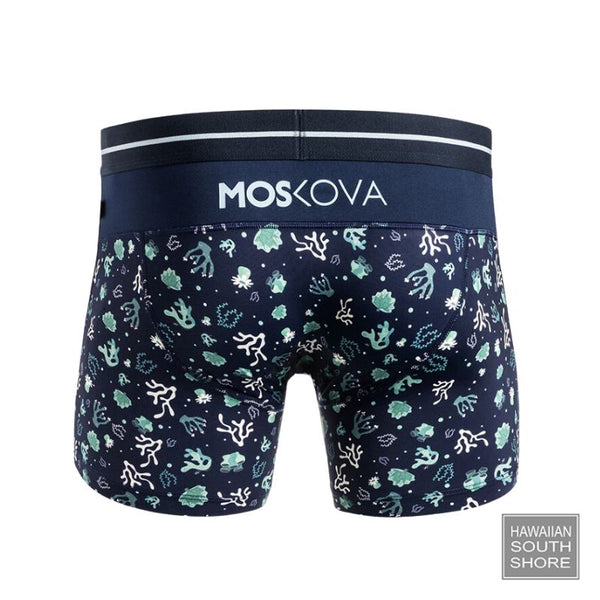 MOSKOVA BOXER M2S Polyamide Small - XLarge Blue Coral CLOTHING Surf Shop and Boutique Honolulu