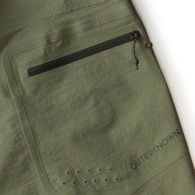 OUTERKNOWN Boardshorts APEX 29" - 36" Kelly Slater Dark Olive Pescador Block - Must - Have for Surfers