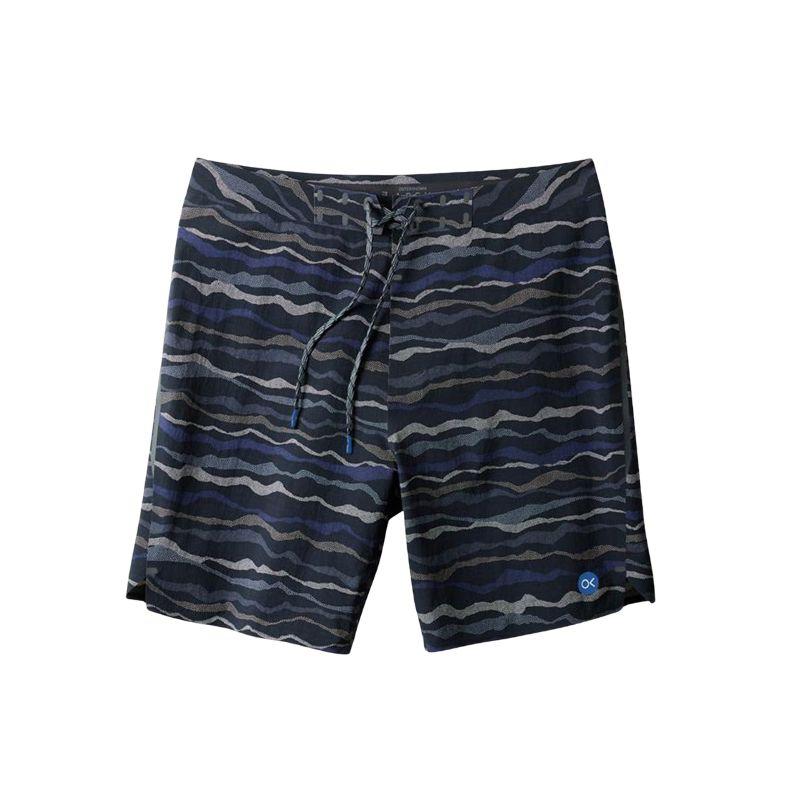 OUTERKNOWN Boardshorts APEX Evolution 28" - 36" Kelly Slater Pitch Black Topographic - Must - Have for Surfers