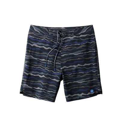 OUTERKNOWN Boardshorts APEX Evolution 28" - 36" Kelly Slater Pitch Black Topographic - Must - Have for Surfers