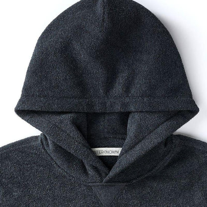 Outerknown Hoodie Hightide Pullover (Small-XLarge) Heather Black - Must-Have for Surfers