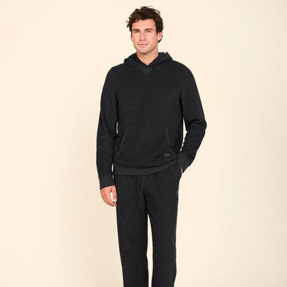 Outerknown Hoodie Hightide Pullover (Small-XLarge) Heather Black - Must-Have for Surfers