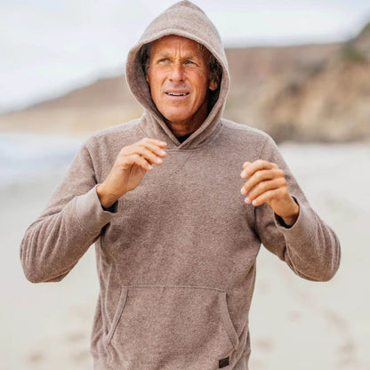 Outerknown Hoodie Hightide Pullover (Small - XLarge) Heather Coconut - Must - Have for Surfers