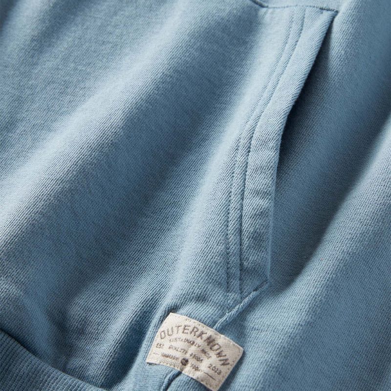 Outerknown Hoodie The Team (Small - XLarge) Hazy Sea - Must - Have for Surfers