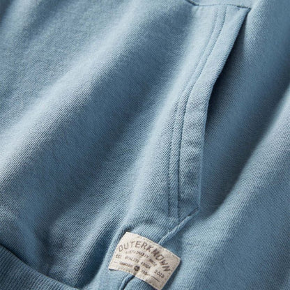 Outerknown Hoodie The Team (Small - XLarge) Hazy Sea - Must - Have for Surfers