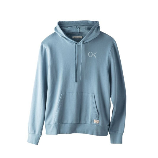 Outerknown Hoodie The Team (Small - XLarge) Hazy Sea - Must - Have for Surfers