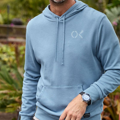 Outerknown Hoodie The Team (Small - XLarge) Hazy Sea - Must - Have for Surfers