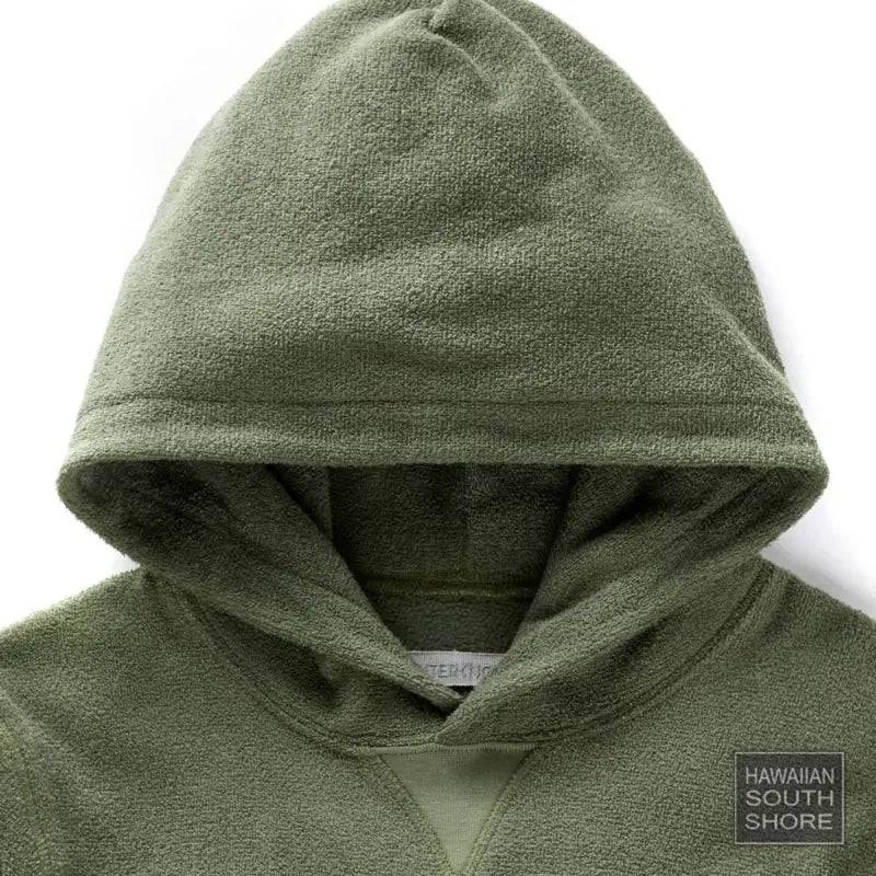 Shop Outerknown Hoodie Hightide Pullover Olive Night | Hawaii