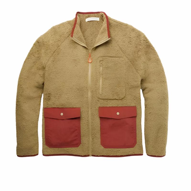 Shop Outerknown Jacket Skyline Sherpa Military Olive | Hawaii