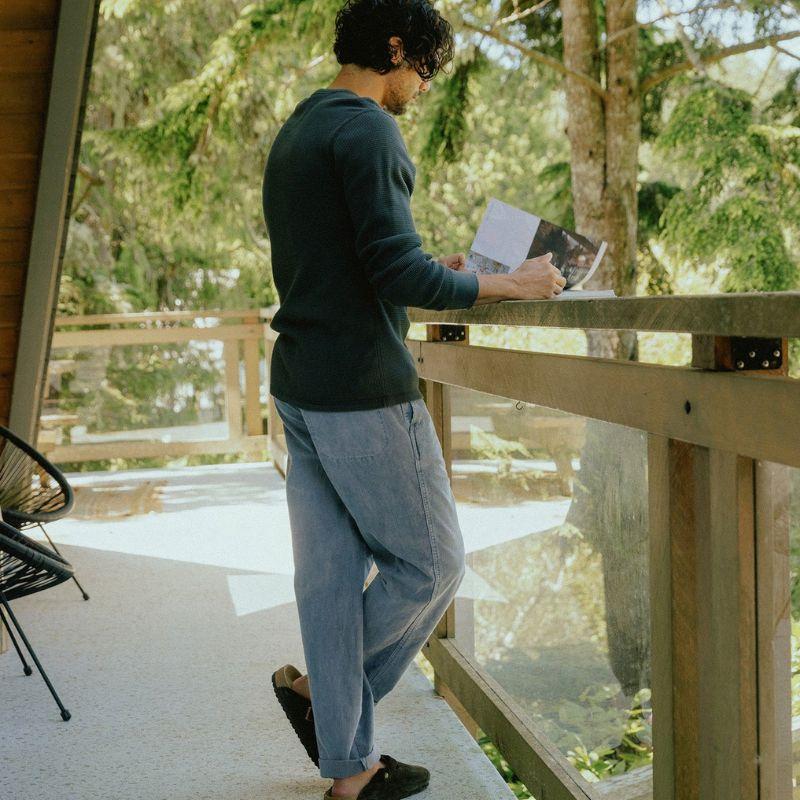 OUTERKNOWN Pants Seventy Seven Cord (Small-Large) Washed Marine - Must-Have for Surfers