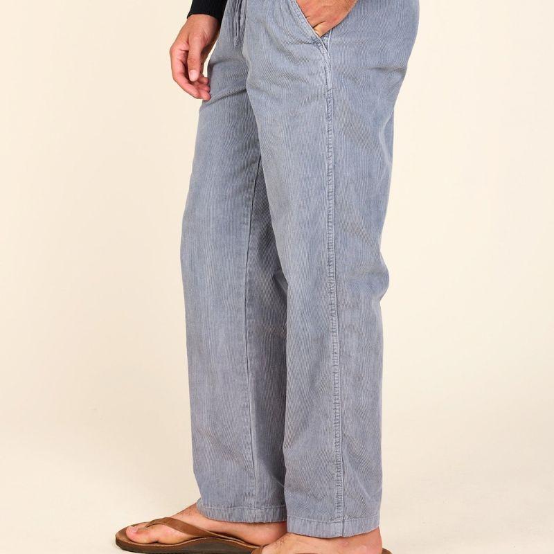 OUTERKNOWN Pants Seventy Seven Cord (Small-Large) Washed Marine - Must-Have for Surfers