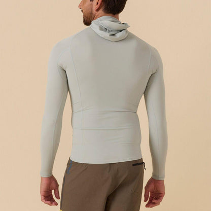 OUTERKNOWN Rashguard Apex Evolution Hooded (Small - Large) Faded Jade - Must - Have for Surfers