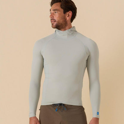 OUTERKNOWN Rashguard Apex Evolution Hooded (Small - Large) Faded Jade - Must - Have for Surfers