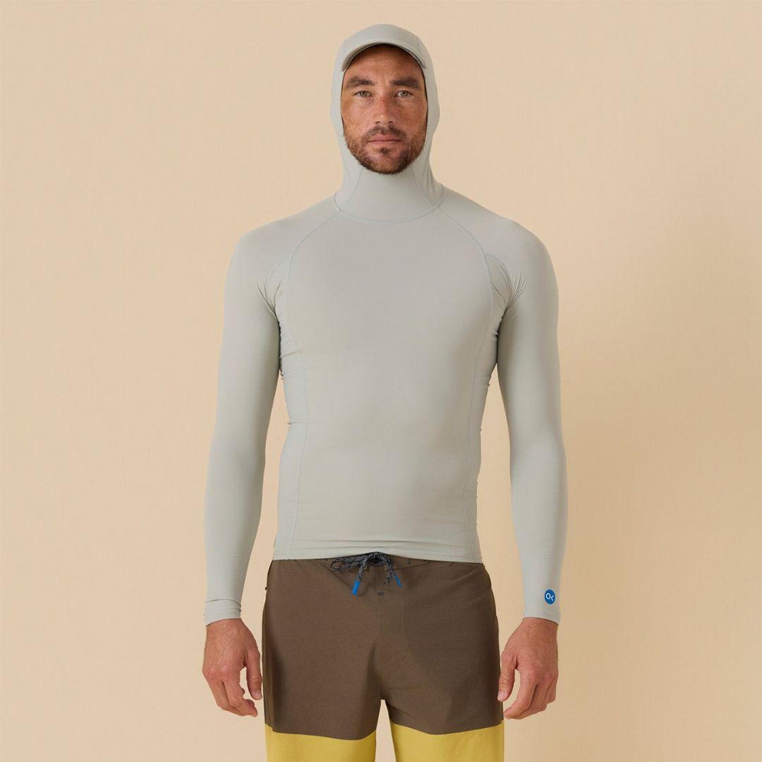 OUTERKNOWN Rashguard Apex Evolution Hooded (Small - Large) Faded Jade - Must - Have for Surfers