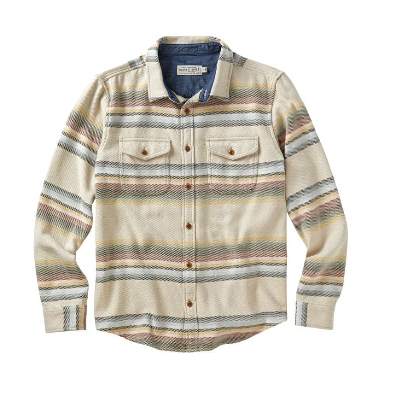 Outerknown SHIRT (Large - XLarge) Mirage Blanket Stripe - Must - Have for Surfers