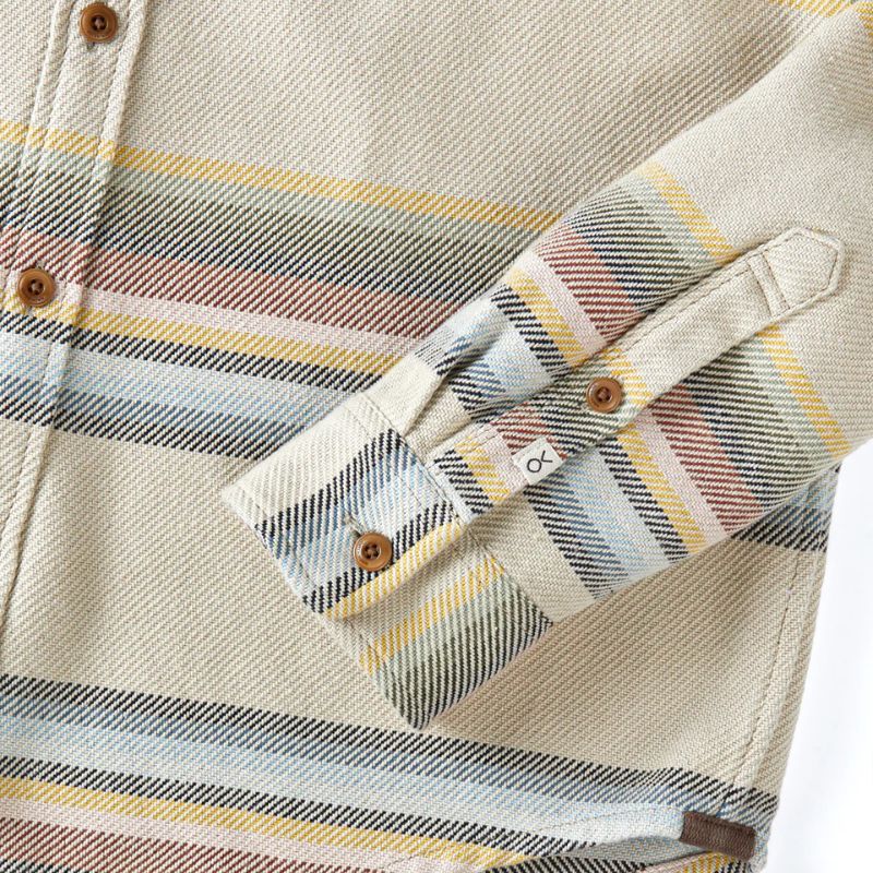 Outerknown SHIRT (Large - XLarge) Mirage Blanket Stripe - Must - Have for Surfers