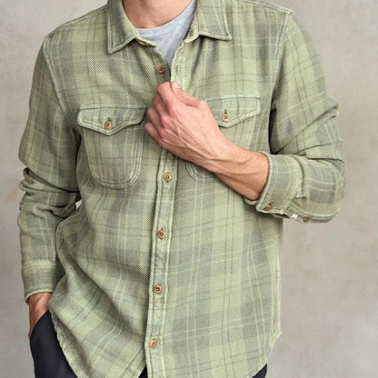 Outerknown SHIRT (Med - XLarge) Island Leaf Little Boxes - Must - Have for Surfers