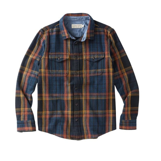 Outerknown SHIRT Pitch Black Wander Plaid - Must - Have for Surfers