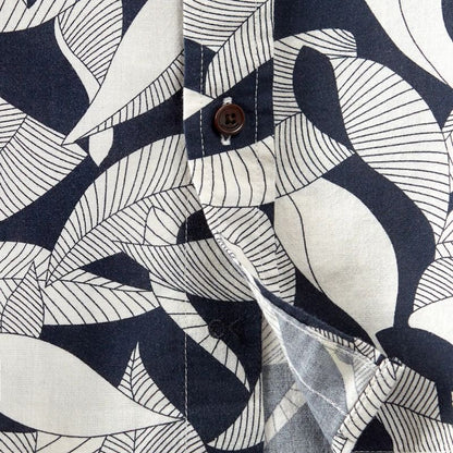 Outerknown SHIRT (Small - Large) Indigo Floating Fauna - Must - Have for Surfers