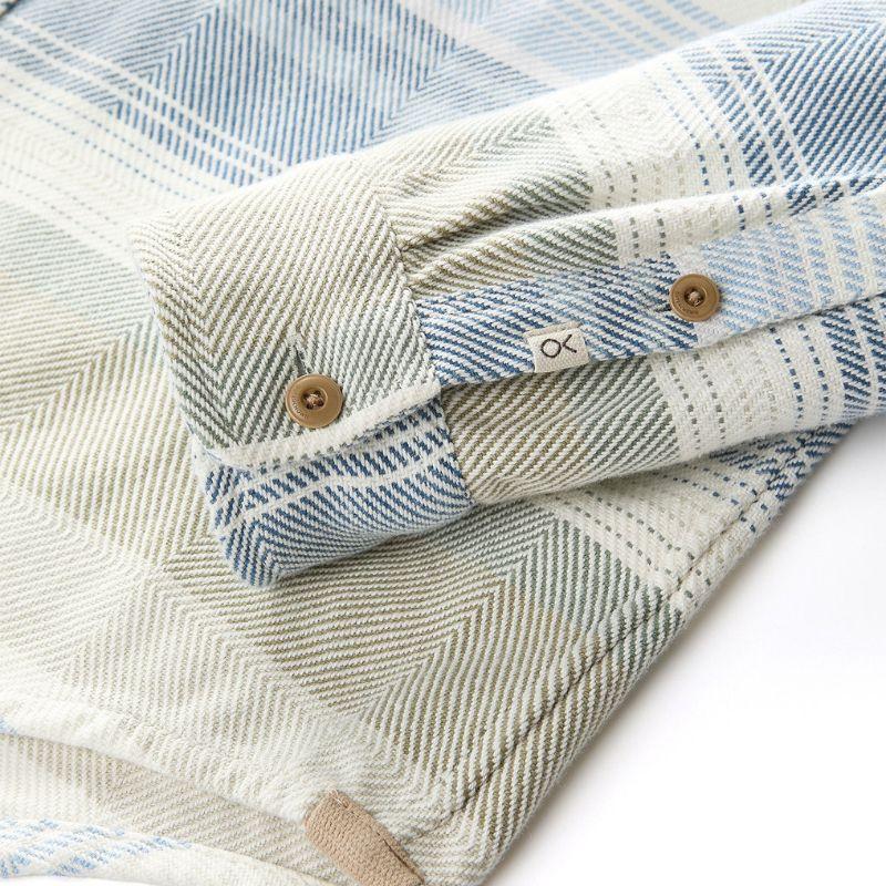 Outerknown SHIRT (Small-XLarge) Cool Water Sonoran Stripe - Must-Have for Surfers