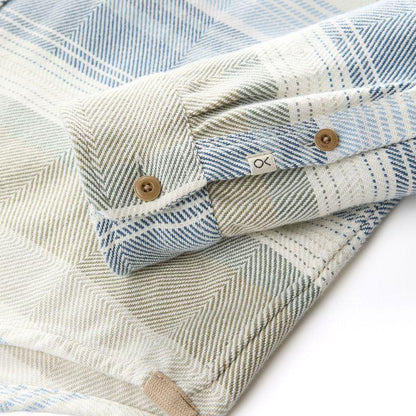 Outerknown SHIRT (Small-XLarge) Cool Water Sonoran Stripe - Must-Have for Surfers