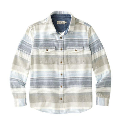Outerknown SHIRT (Small-XLarge) Cool Water Sonoran Stripe - Must-Have for Surfers
