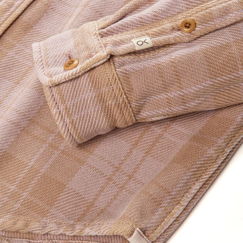 Outerknown SHIRT (Small - XLarge) Lilac Haze Latte Boxes - Must - Have for Surfers