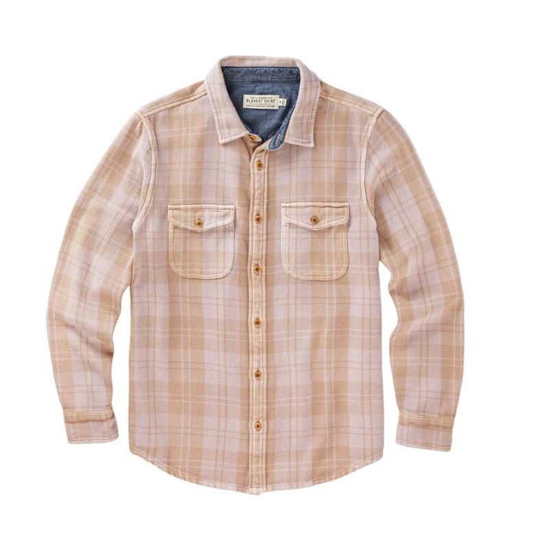 Outerknown SHIRT (Small - XLarge) Lilac Haze Latte Boxes - Must - Have for Surfers