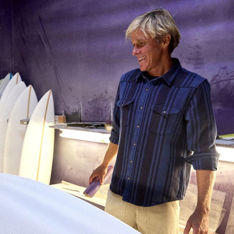 Outerknown SHIRT (Small - XLarge) Westerly Twiz Cabo Stripe - Must - Have for Surfers