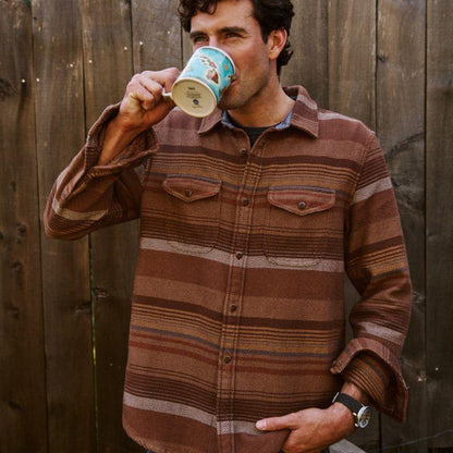 Outerknown SHIRT (Small-XXLarge) Copper Sonoran Stripe