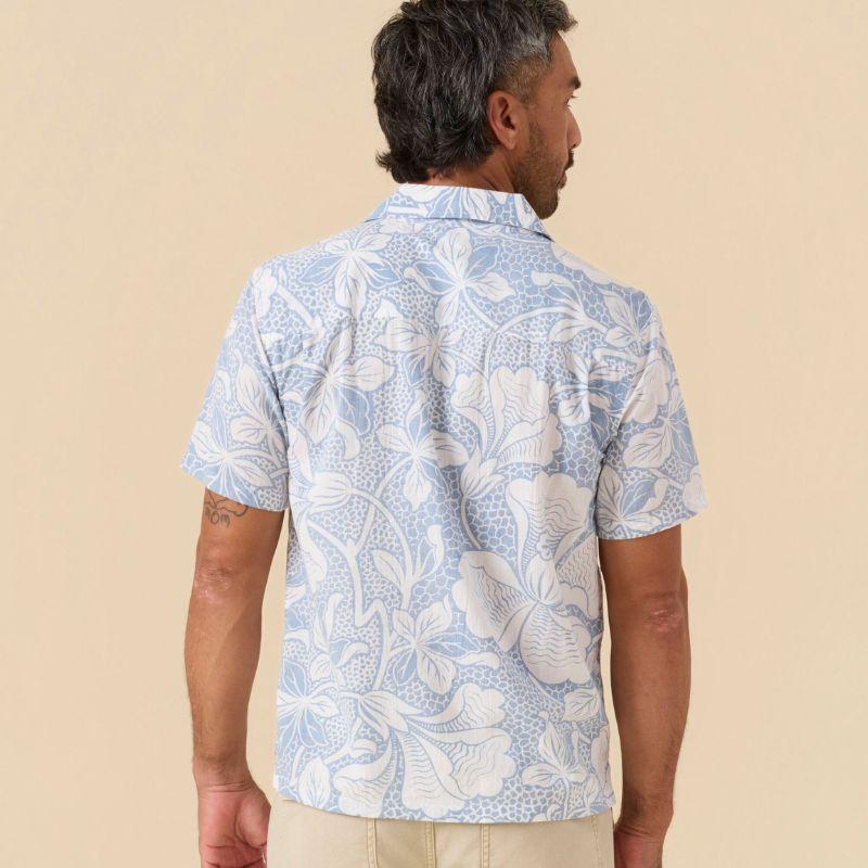Outerknown SHIRT The BBQ (Small - XXLarge) Solimar Blue Kellyloha - Must - Have for Surfers