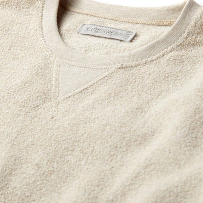 Outerknown Sweater Hightide Crew (Small - Large) Oatmeal Heather - Must - Have for Surfers