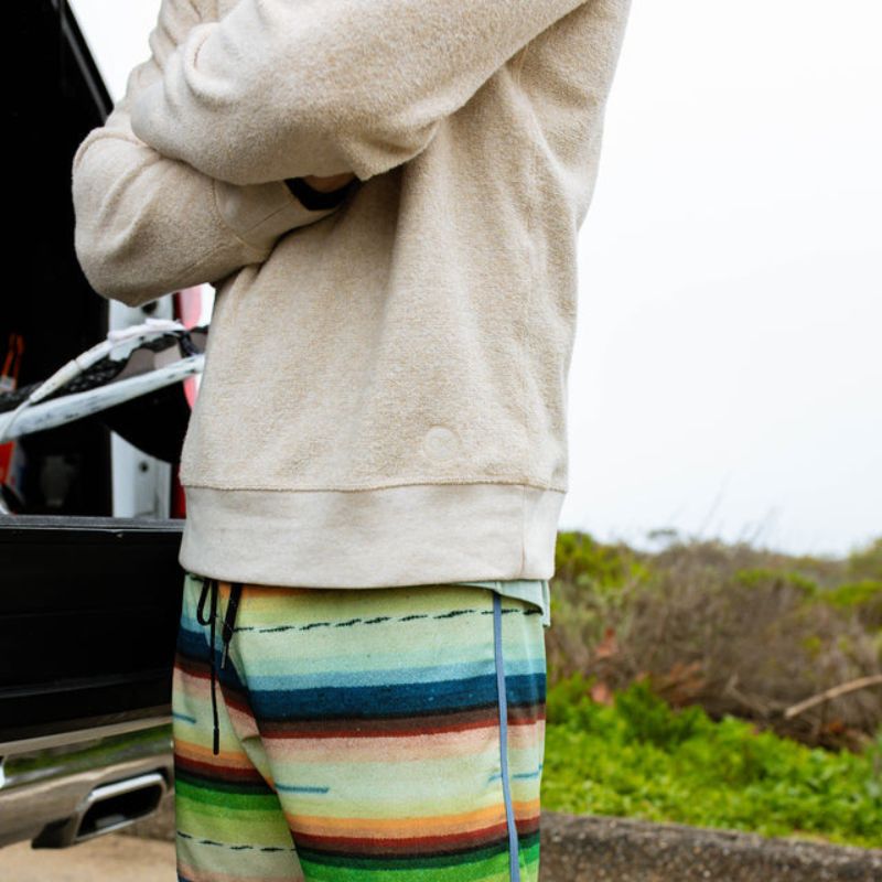 Outerknown Sweater Hightide Crew (Small - Large) Oatmeal Heather - Must - Have for Surfers